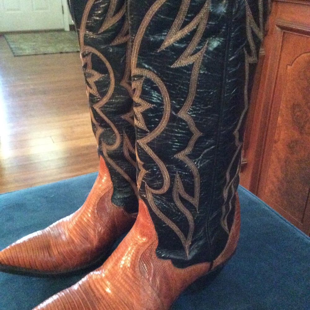 Tony lama lizard boots